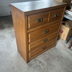 Solid wood dresser
