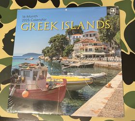 Calander Greek islands