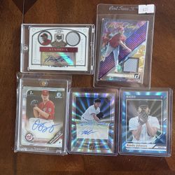 Auto/Jesery/Numbered Baseball Cards