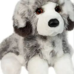 Skylar Douglas Grey White Stuffed Animal Dlux