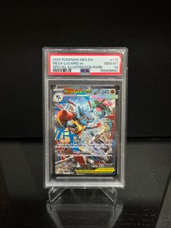 2025 Mega Evolutions Mega Lucario EX Special Illustration Rare PSA 10