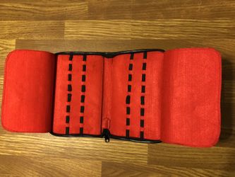 Leather Cutlery Pouch Holds 16. $15.00 Firm. 