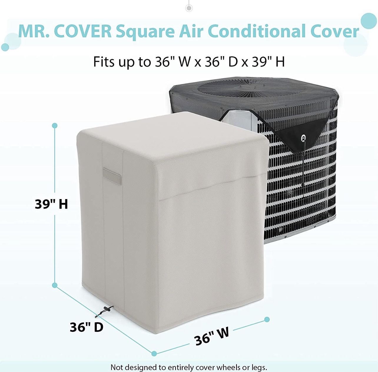 New AC Cover 36X36x39H