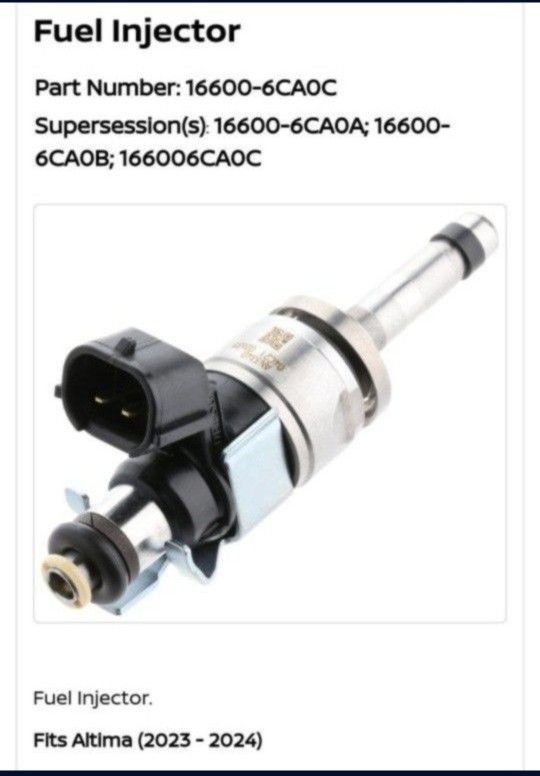 Nissan Altima Fuel Injector 