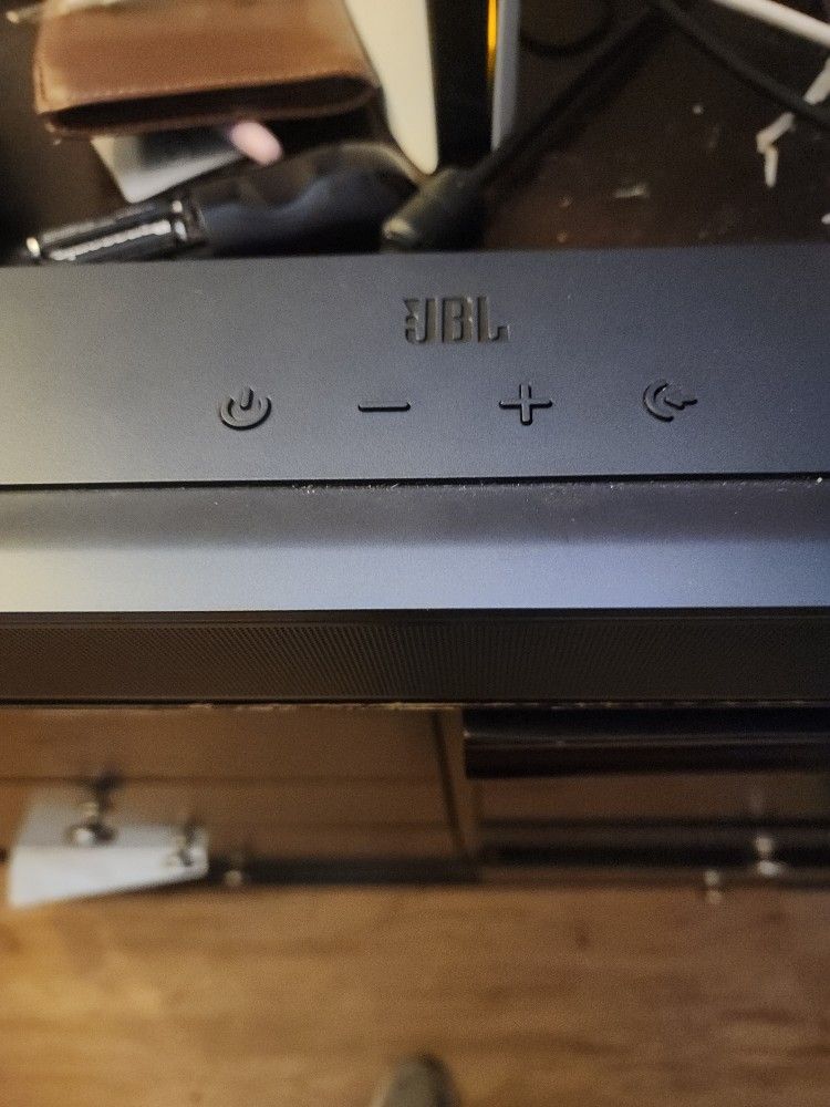 Jbl Subwoofer And TV Spund Bar