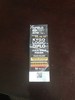 Infield fest ticket