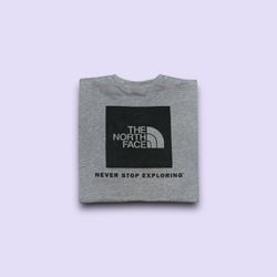 The North Face never stop exploring standard fit mullet style t-shirts 