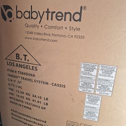 New Baby Trend Tango Travel System.