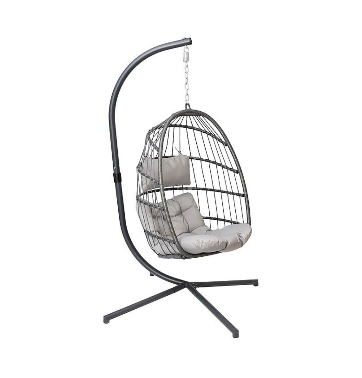 Hanging Egg Chair In Gray