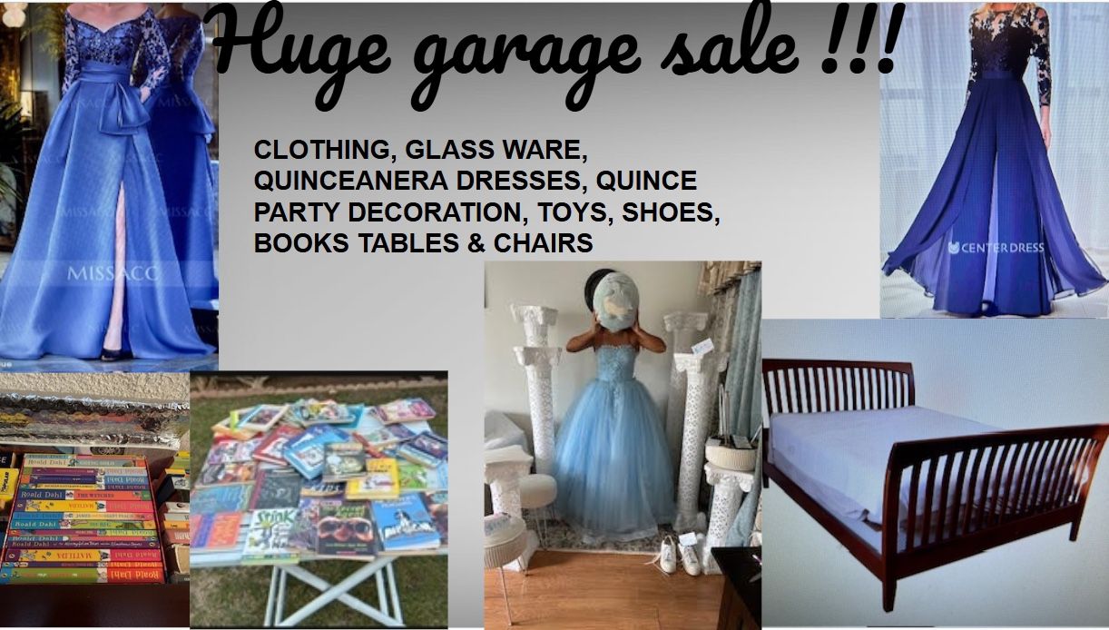 HUGE GARAGE SALE THIS SATURDAY 21 9:00AM