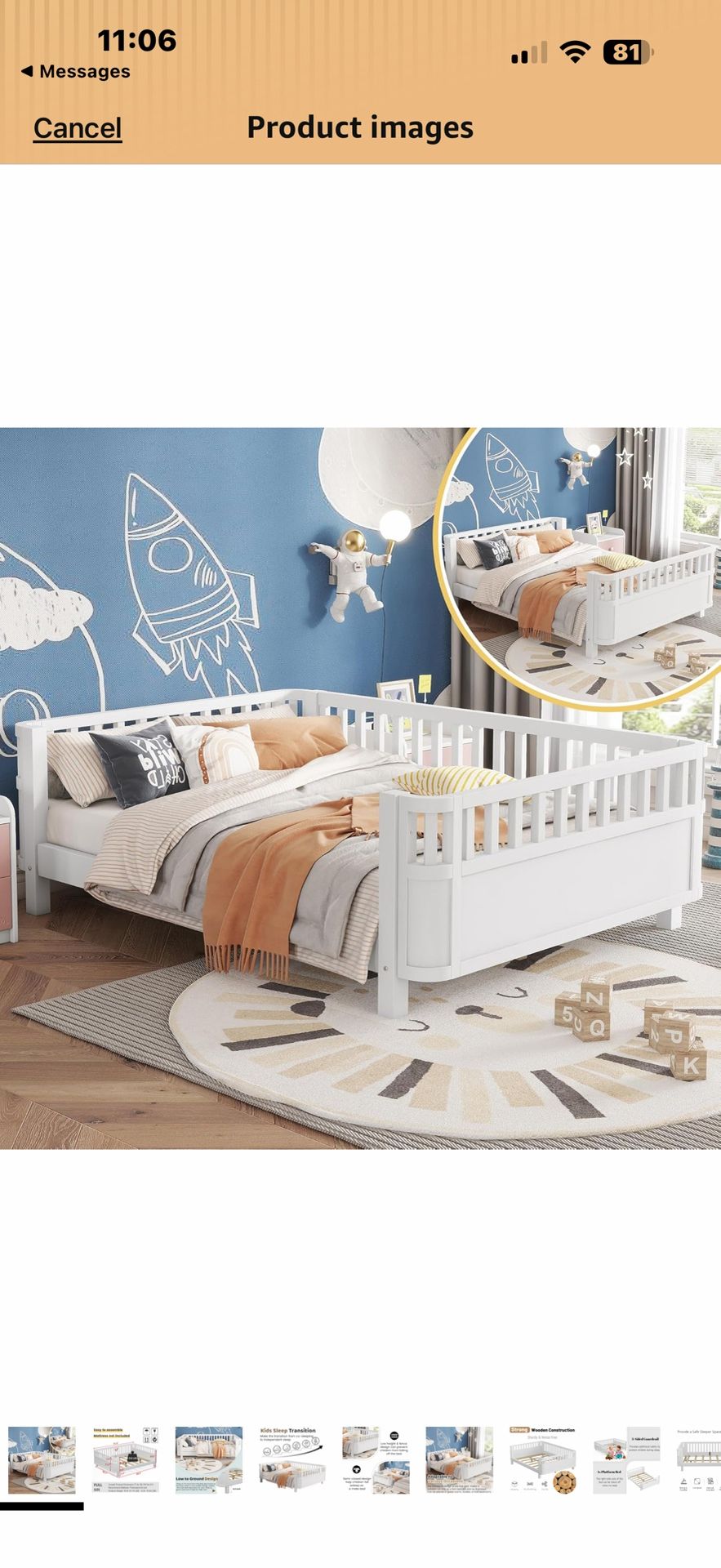 Kids bed frame