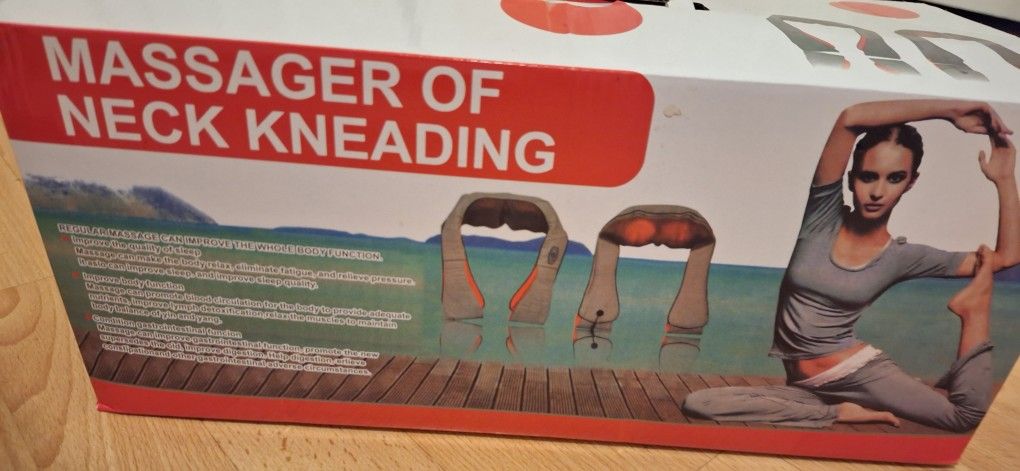 Heated Kneading Messager For Neck And Shoudlers 