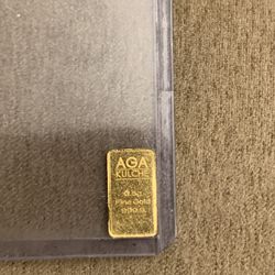 Gold Bar 0.5 Of A Gram Of Fine Gold