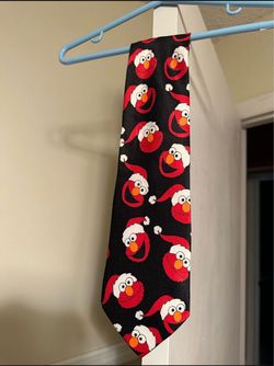 Sesame Street Elmo Christmas Necktie for Youth