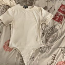 PLT Cream Bodysuit 