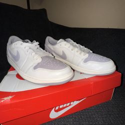Jordan 1 Retro Low OG Atmosphere Grey- Size 9.5M