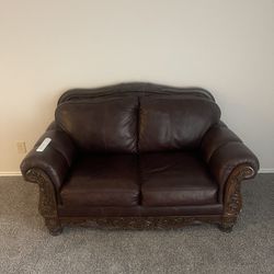 Leather Love  Seat