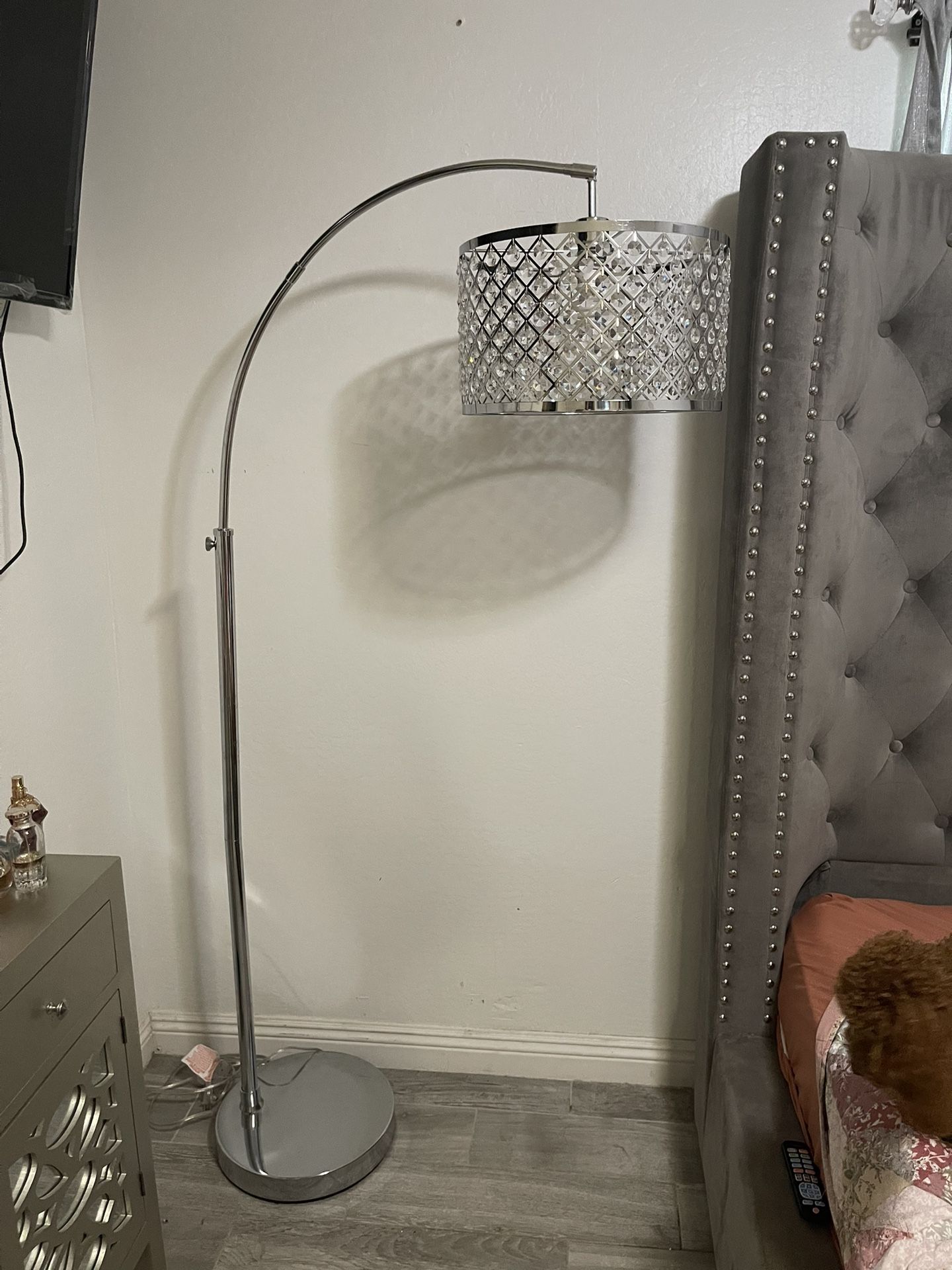 Floor Lamp crystal Beaded