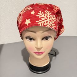 Brand New 26 PCS Adjustable Christmas Working Cap with Elastic Bouffant Hats with Print Christmas  for Women Men, One Size