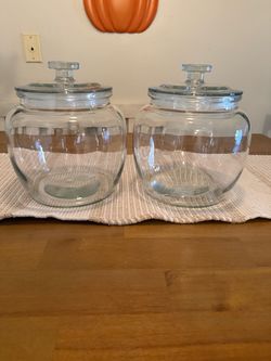 Large glass jars