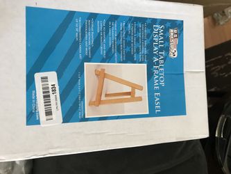 Small table top display a frame easel