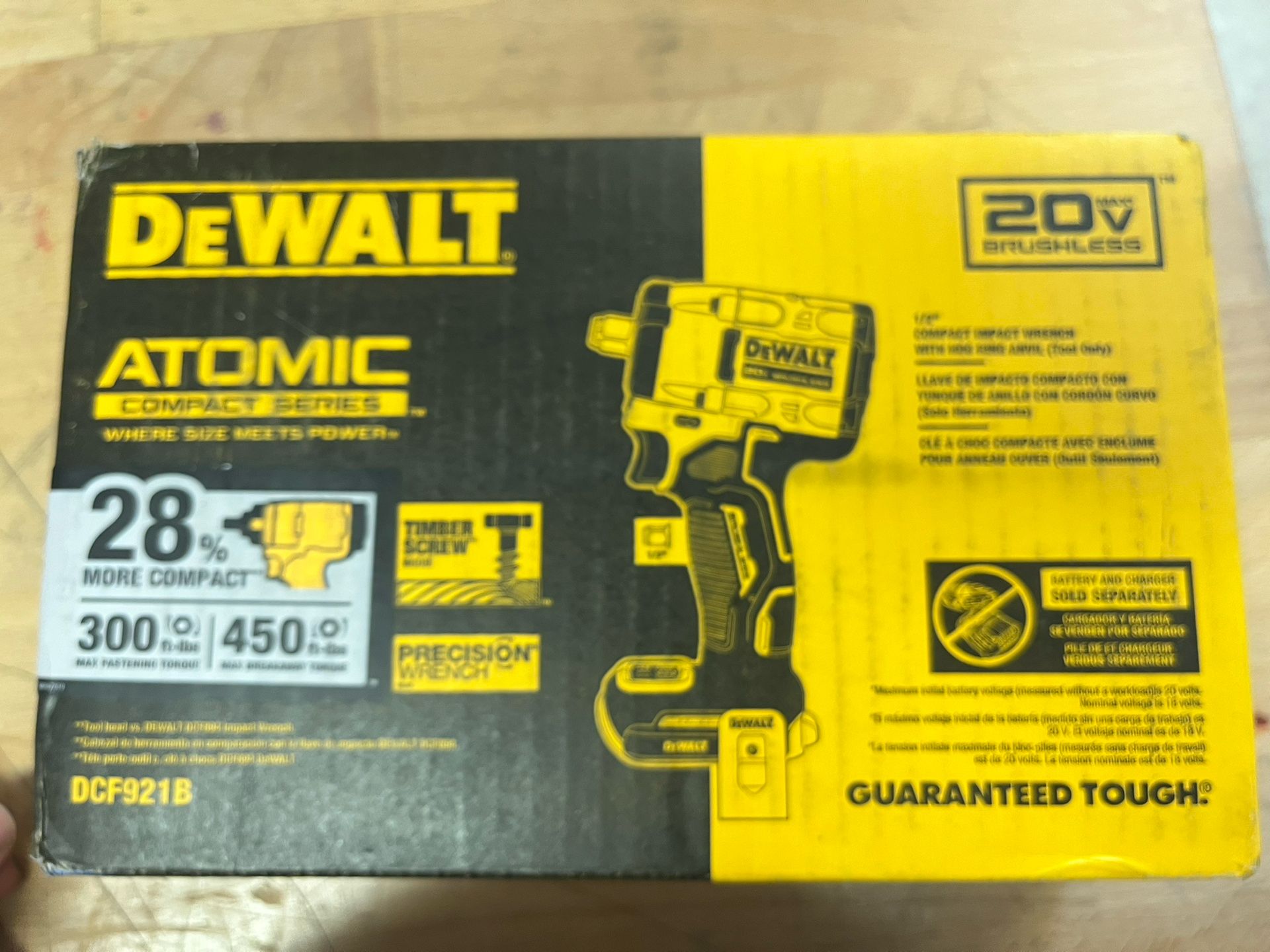 DeWALT 20v 1/2 Compact Impact Wrench **New**