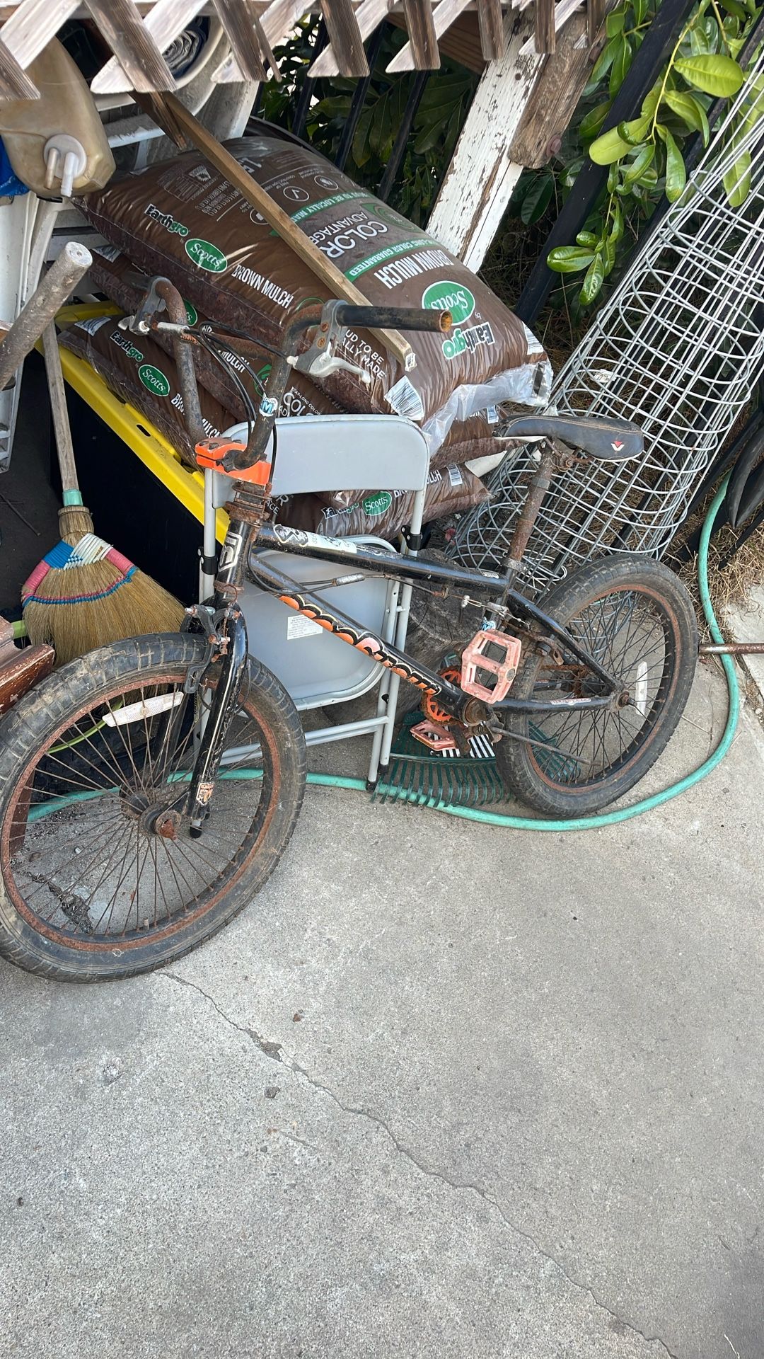 Bmx With Bike Parts