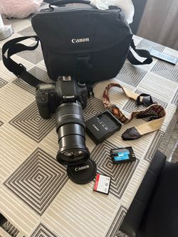 Canon EOS 7D DSLR Camera with Lens and Accessories