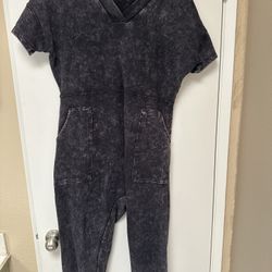 Zenana acid Washed Jumpsuit 