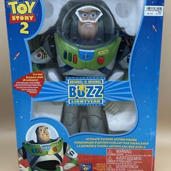 Thinkway Toy Story 2 Original Buzz Lightyear Ultimate Talking Action Figure NIB