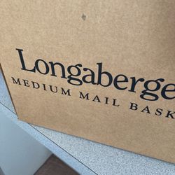 BN Longaberger Medium Mall Basket 