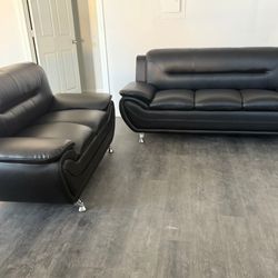 Sofa and loveseat