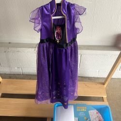 Purple 4T Anna Costume Dress 
