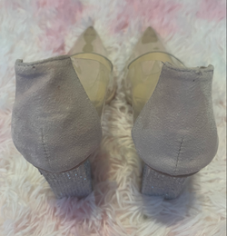 bling pointed shoes pink