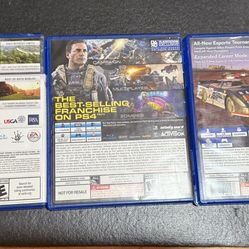 PS4 Premium Game Lot $20ea. Or ALL 3 For $50