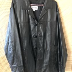 Wilson’s Black Leather Jacket (Mens 42)