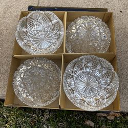 Mikasa crystal bowls