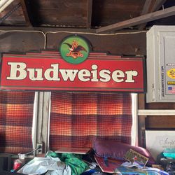 Old school Budweiser Sign