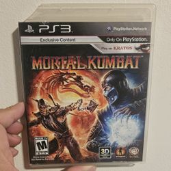 Mortal Kombat PS3- DAMAGED GAME CASE