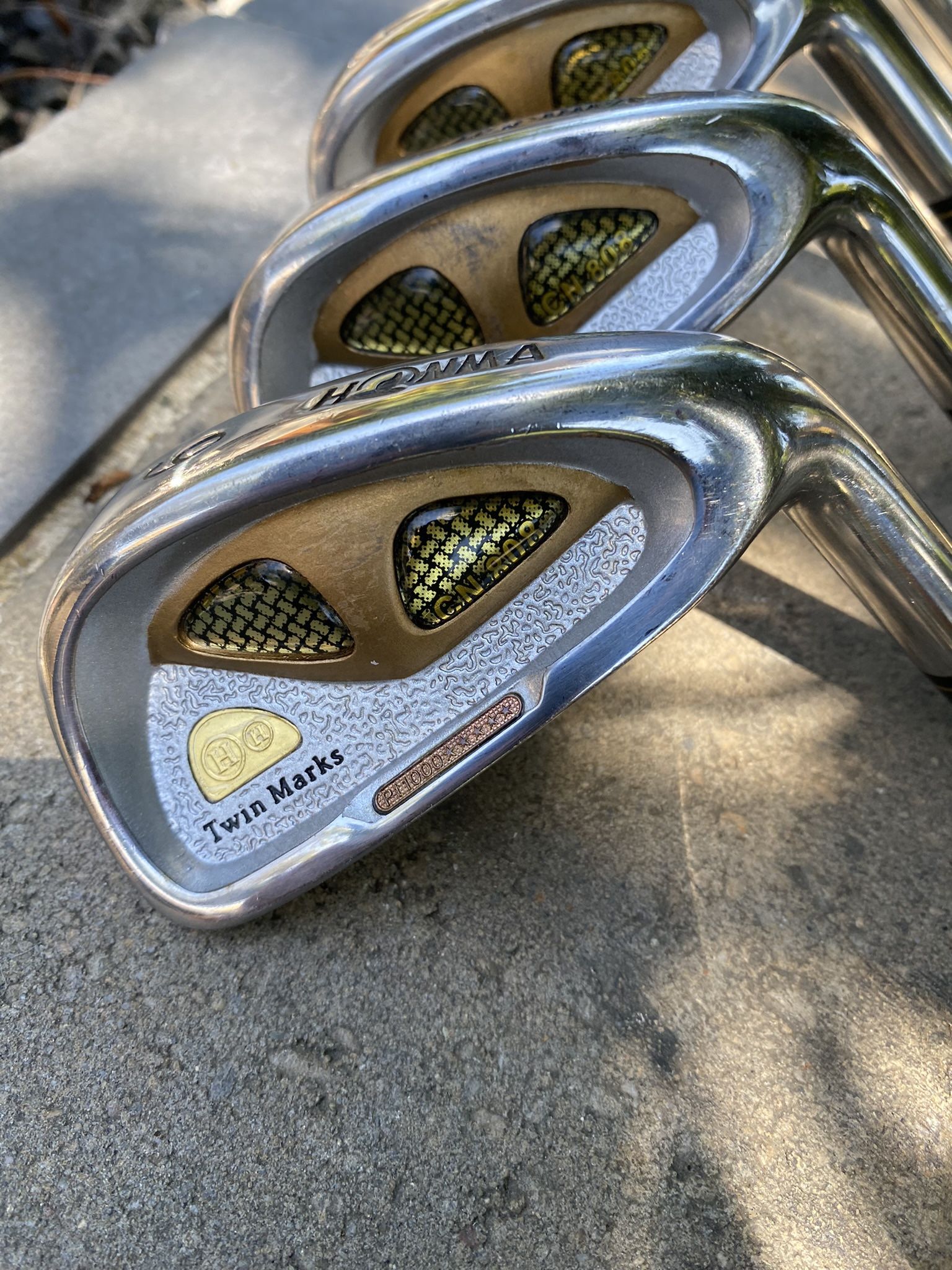 Honma Twin Marks 808 5 Star Irons (3,4,8,9) for Sale in Hayward