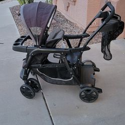 Double Kid Toddler Stroller 