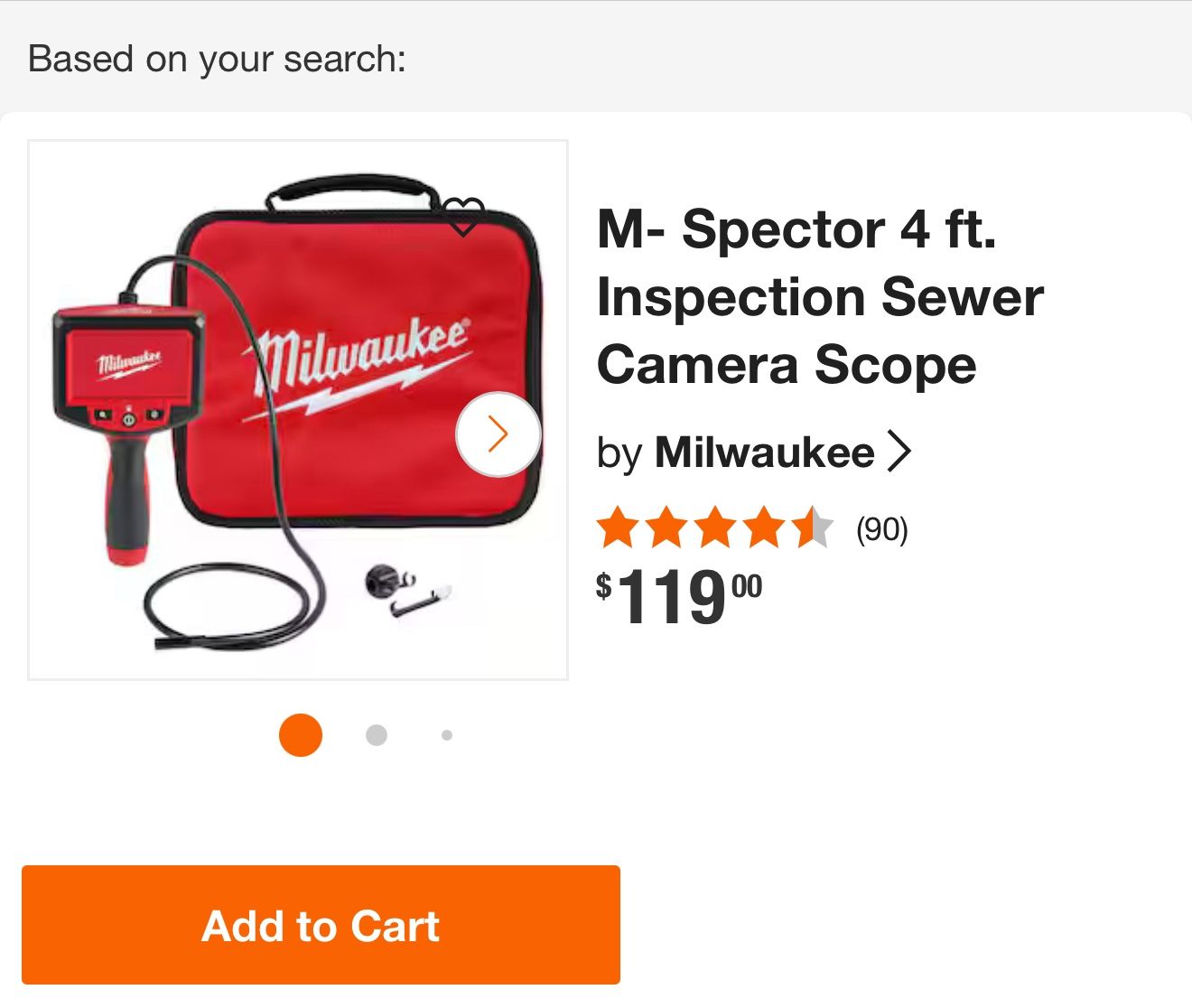 MILWAUKEE INSPECTION TOOL