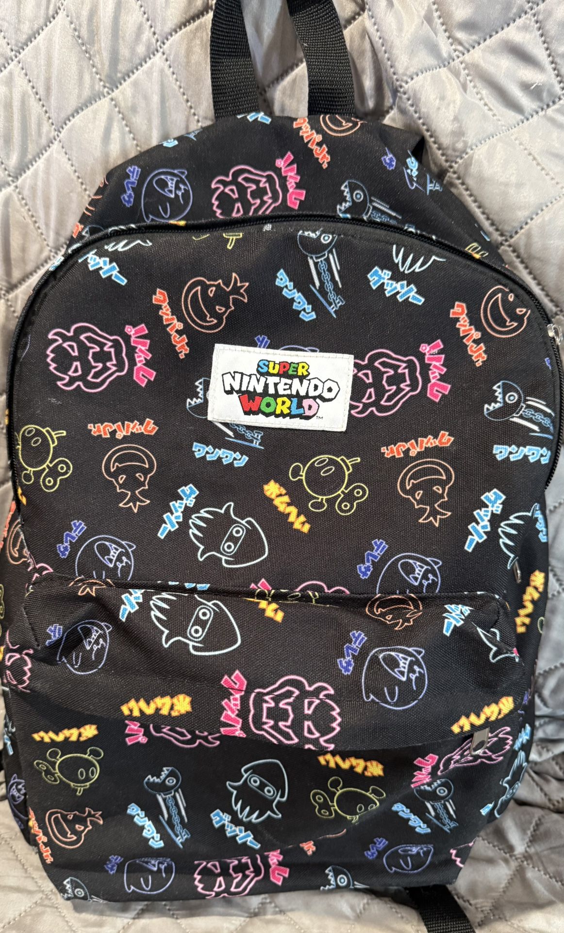 Universal Studios Hollywood Super Nintendo World Neon Backpack