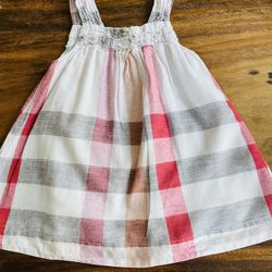 Authentic Girl’s Burberry short Dress (sz 6) & Pleated Jean Skirt Sz 5. 