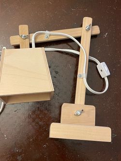 Adult Swim Wooden Plug-In Wall Lamp Promo Display Handmade Rare Cartoon Network