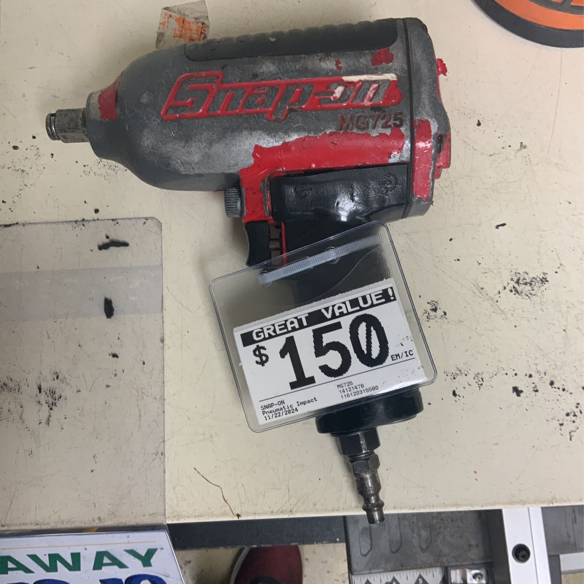 Snap On Mechanic Air Drill