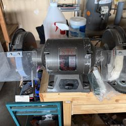 NTC 8in Bench Grinder – Heavy-Duty Dual-Wheel Grinder