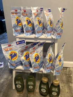 $50 tide bundle free and clear it’s 16counts each bag it’s all brand new and pick up Gahanna
