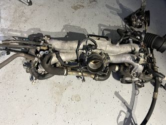 Jdm Ej 205 Intake Manifold Tgv Deletes Fuel Injectors Rails Turbo Inlet 