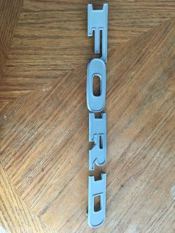 FORD Hood Letters Set